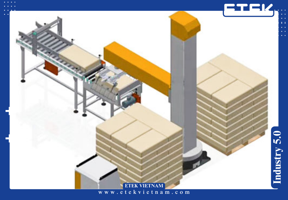 HỆ THỐNG XẾP PALLET THEO LỚP TỰ ĐỘNG