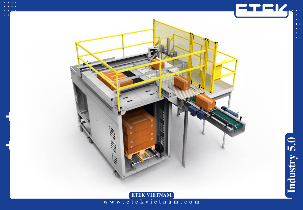 HỆ THỐNG XẾP PALLET TỰ ĐỘNG KIỂU CƠ KHÍ