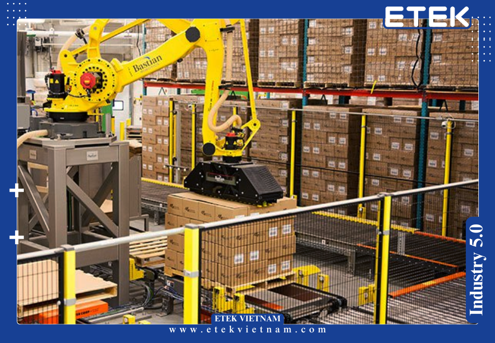 HỆ THỐNG XẾP PALLET BẰNG ROBOT CÔNG NGHIỆP