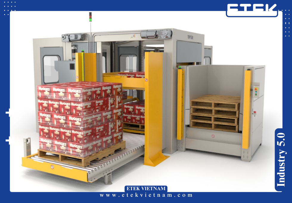 HỆ THỐNG XẾP PALLET TỰ ĐỘNG KIỂU CƠ KHÍ