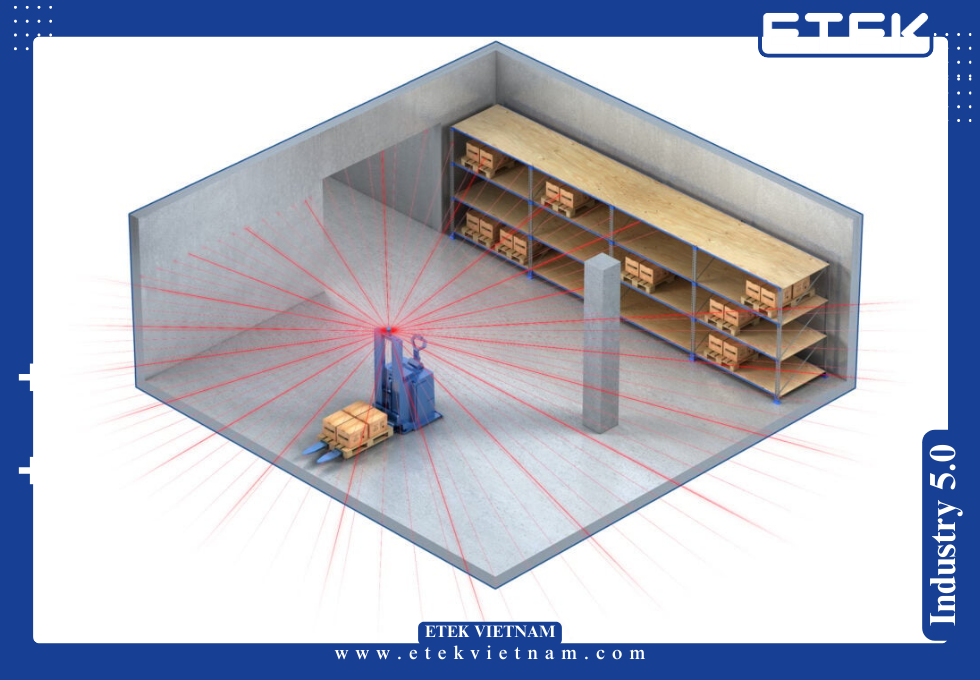 AGV DẪN ĐƯỜNG BẰNG LASER