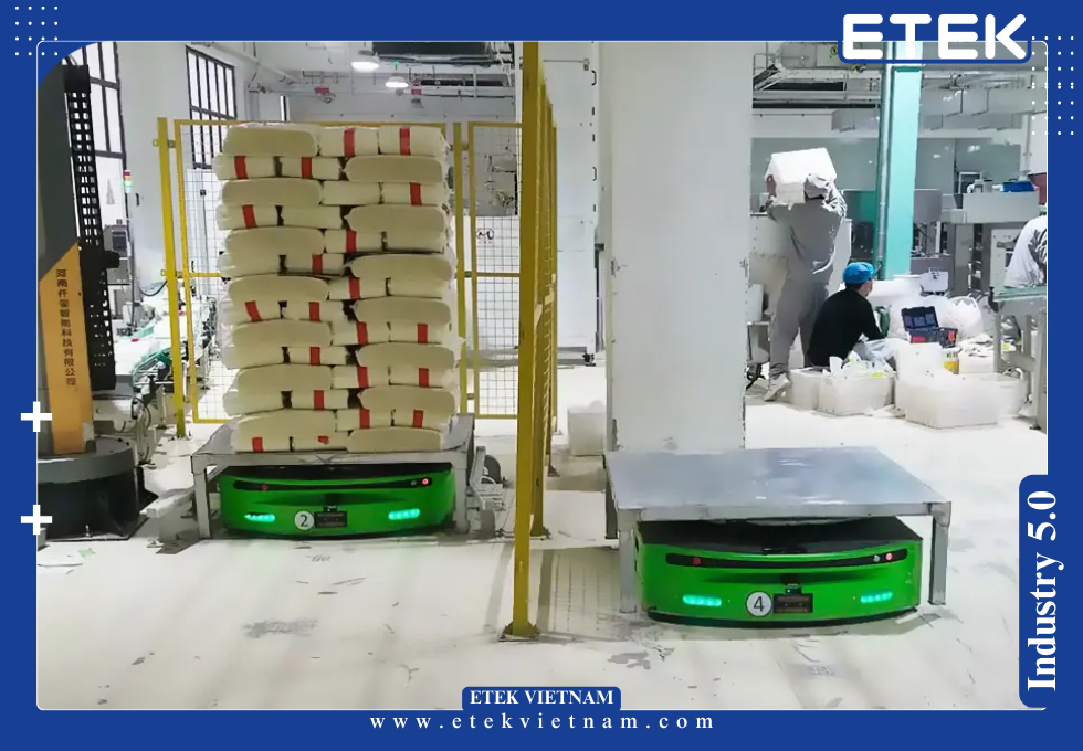 AGV trong ngành thực phẩm & đồ uống