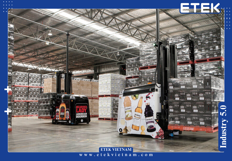 AGV trong ngành thực phẩm & đồ uống