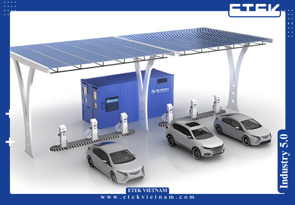 HỆ THỐNG LƯU TRỮ NĂNG LƯỢNG CHO TRẠM SẠC XE ĐIỆN