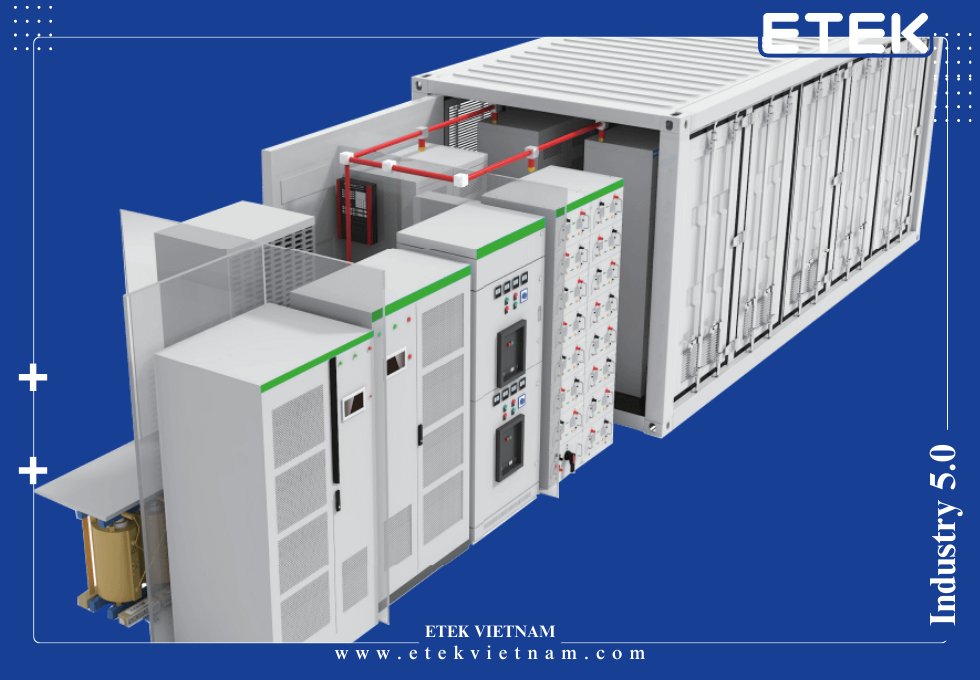 HỆ THỐNG LƯU NĂNG LƯỢNG BẰNG PIN CHO TÒA NHÀ VĂN PHÒNG