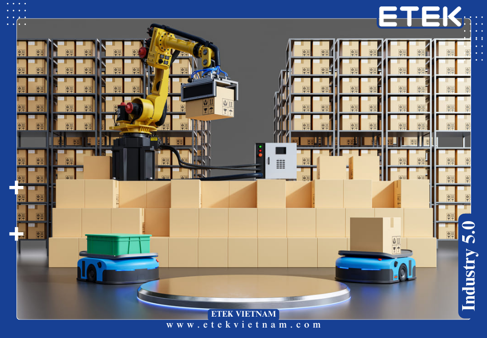 HỆ THỐNG ROBOT GẮP HÀNG TỰ ĐỘNG TRONG KHO HÀNG
