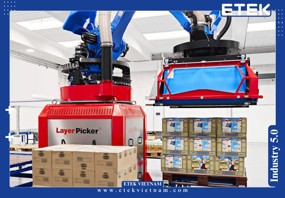 HỆ THỐNG XẾP PALLET THEO LỚP TỰ ĐỘNG