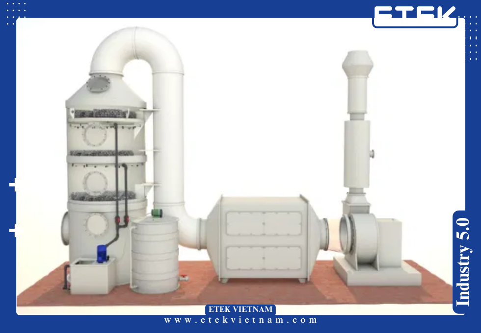 HỆ THỐNG XỬ LÝ KHÍ THẢI CHỨA HỢP CHẤT HỮU CƠ DỄ BAY HƠI
