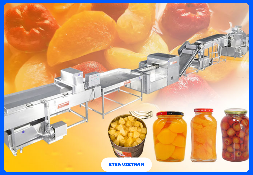 DÂY CHUYỀN ĐÓNG HỘP RAU QUẢ