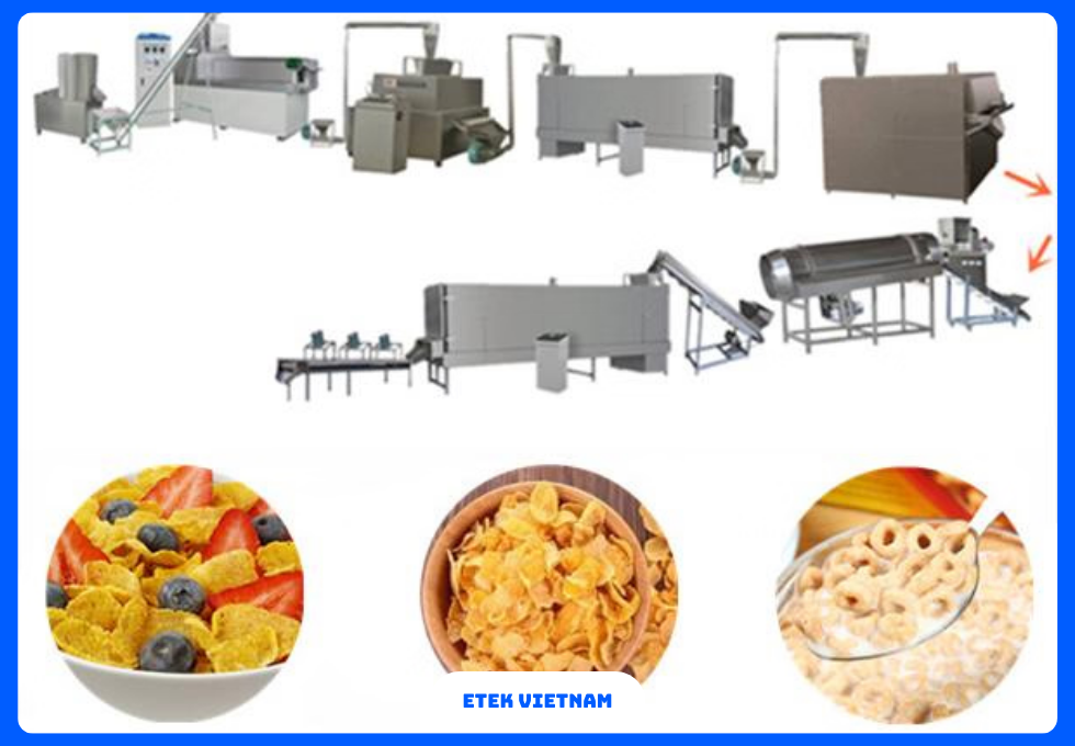 DÂY CHUYỀN SẢN XUẤT NGŨ CỐC ĂN SÁNG