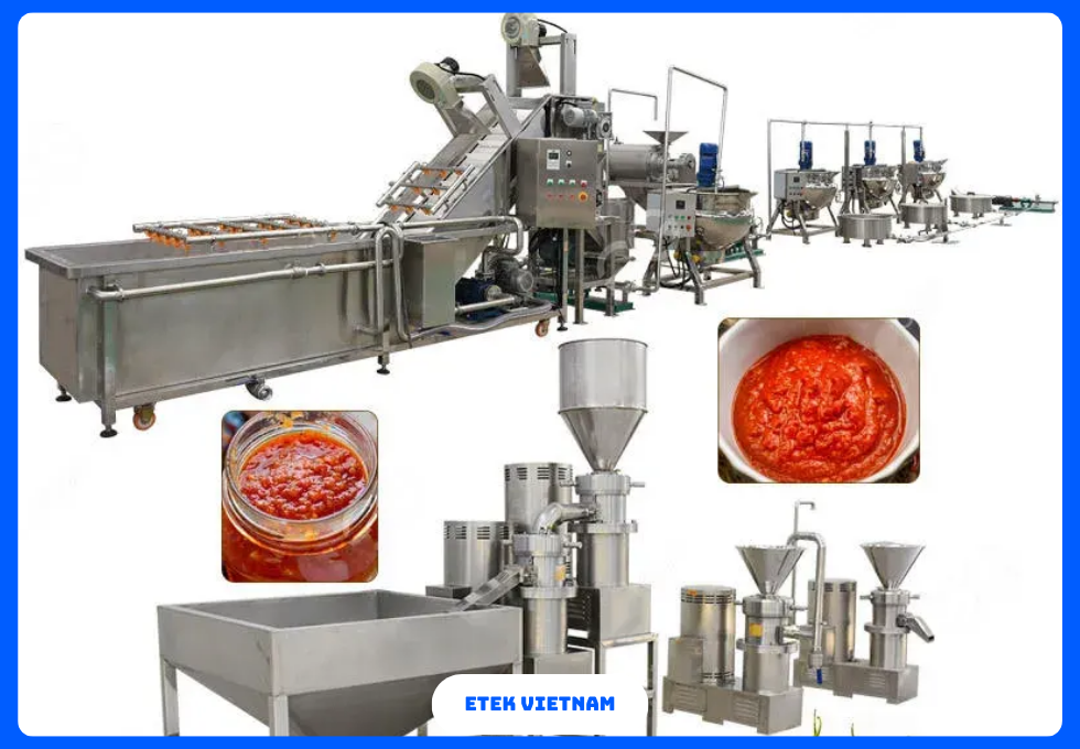 DÂY CHUYỀN SẢN XUẤT SỐT CÔNG NGHIỆP