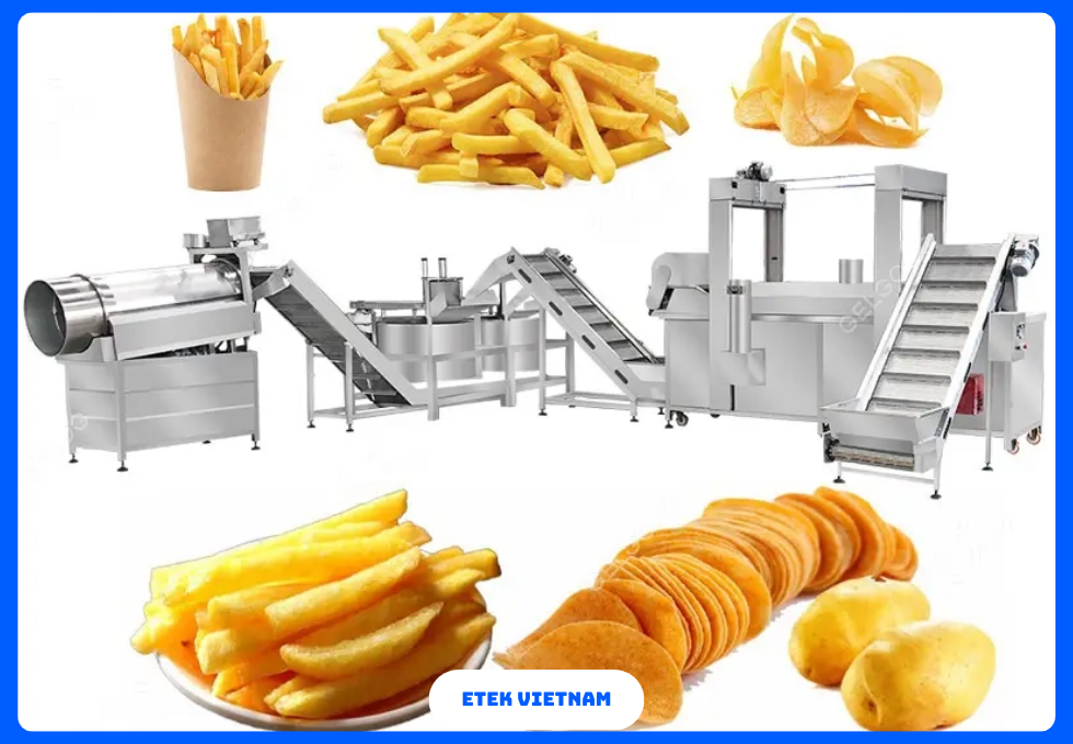 DÂY CHUYỀN SNACK CHIÊN NƯỚNG