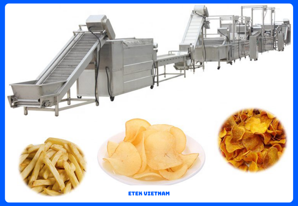 DÂY CHUYỀN SNACK CHIÊN NƯỚNG