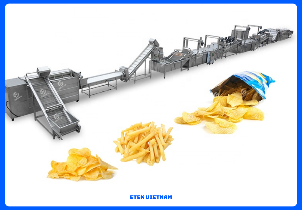 DÂY CHUYỀN SNACK CHIÊN NƯỚNG