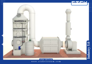 XỬ LÝ KHÍ THẢI HẤP THỤ: NGUYÊN LÝ SCRUBBER, ƯU NHƯỢC ĐIỂM VÀ PHẠM VI ÁP DỤNG CÔNG NGHIỆP