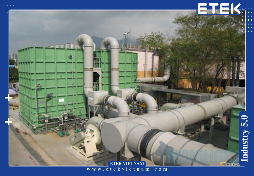 HỆ THỐNG XỬ LÝ KHÍ THẢI DÂY CHUYỀN DỆT NHUỘM CÔNG NGHIỆP
